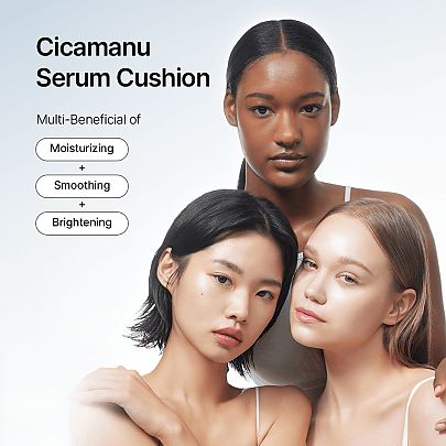[Parnell] Кушон с успокаивающим действием Cicamanu Serum Cushion (30 новых оттенков на выбор)