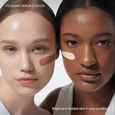 [Parnell] Кушон с успокаивающим действием Cicamanu Serum Cushion (30 новых оттенков на выбор)