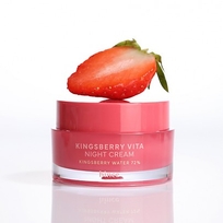 [hince] Гель-крем для лица с экстрактом клубники Kingsberry Vita Night Cream 50гр