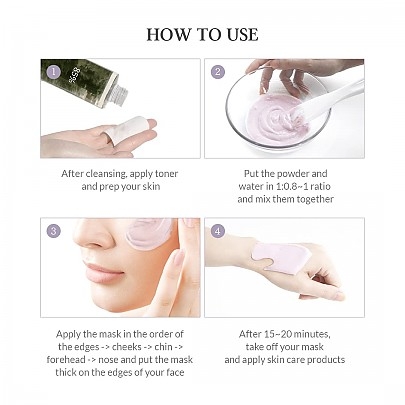 [Dr.Althea] Альгинатная маска (успокаивающее действие + восстановление) Premium Rosa Modeling Mask Set (25гр*5шт)