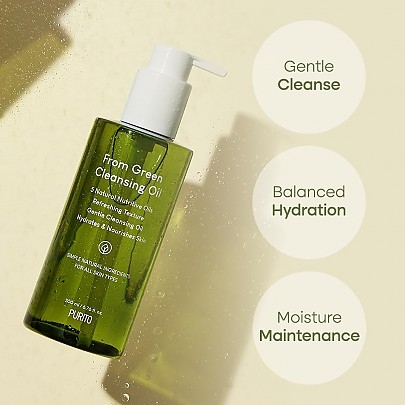 [Purito Seoul] Гидрофильное масло + рефил From Green Cleansing Oil Set