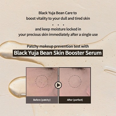 [HEVEBLUE] Серум-бустер с юдзу Black Yuja Bean Skin Booster Serum 42мл