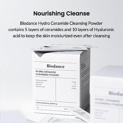 [Biodance] *обновление* Энзимная пудра в саше Hydro Ceramide Cleansing Powder (1гр*30шт)