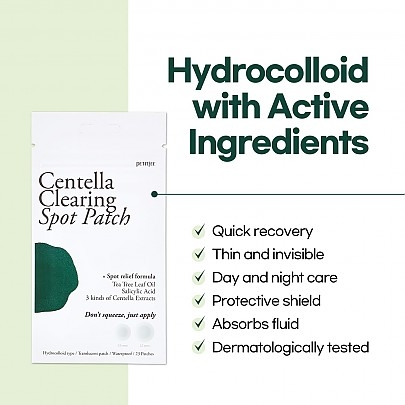 [PETITFEE] *обновление* Патчи от акне Centella Clearing Spot Patch (23 шт)