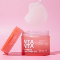 [Be The Skin] Тонер-пэды Vitavita Raspberry RDRN Toner Pad 120мл (60шт)