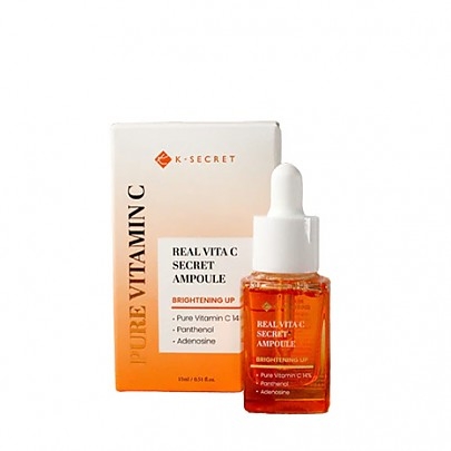 [K-SECRET] Витаминная ампула для ровного тона и сияния Real Vita C Secret Ampoule 15мл