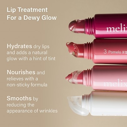 [Melixir] Оттеночный бальзам Vegan Lip Treatment 15g (4 оттенка на выбор)