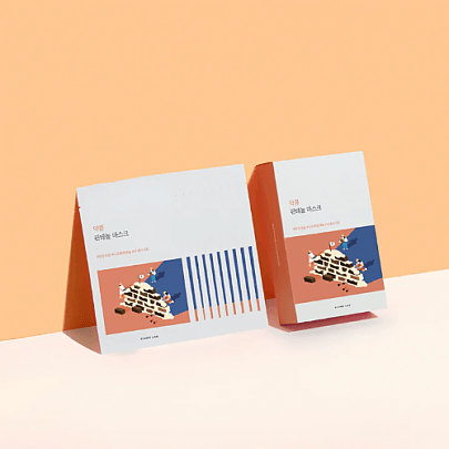 [ROUND LAB] *Обновление* Тканевые маски Soybean Panthenol Mask (10шт)