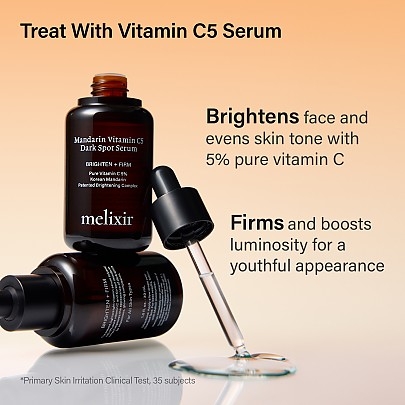 [Melixir] Сыворотка для ровного тона с витаминами Mandarin Vitamin C5 Dark Spot Serum 30мл