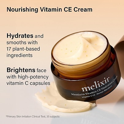 [Melixir] Витаминный крем для лица Mandarin Vitamin CE Hydration Cream 30мл