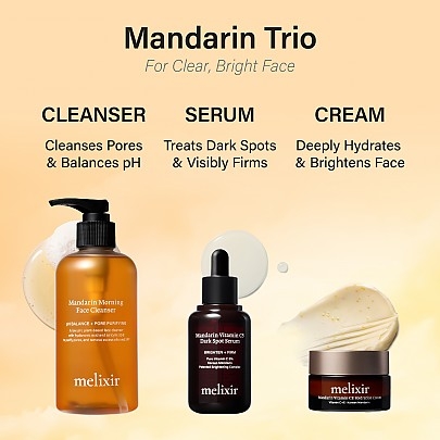 [Melixir] Витаминный крем для лица Mandarin Vitamin CE Hydration Cream 30мл