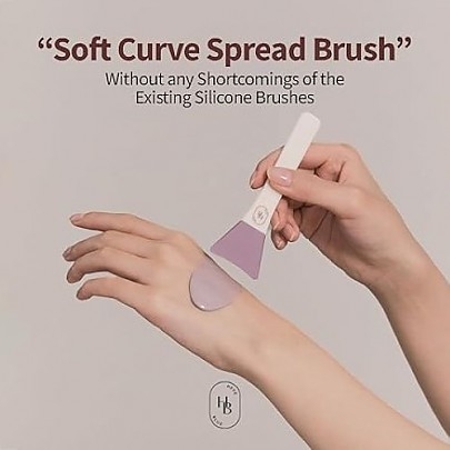 [HEVEBLUE] Силиконовая кисть Soft Curve Spread Brush 1шт.