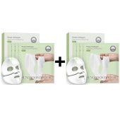 [SUNGBOON EDITOR] ★1+1★  Гидрогелевые маски (успокаивающий эффект) Deep Collagen Cica Teatree Soothing Mask (4шт)