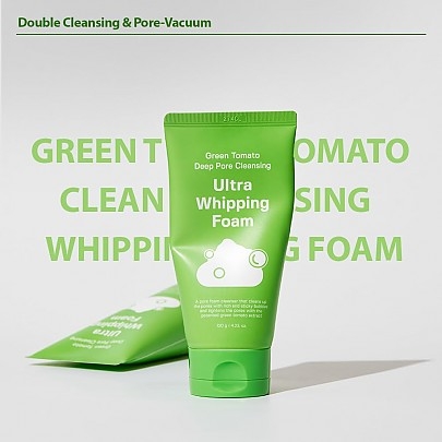 [SUNGBOON EDITOR] Пенка для умывания Green Tomato Deep Pore Cleansing Ultra Whipping Foam 120гр