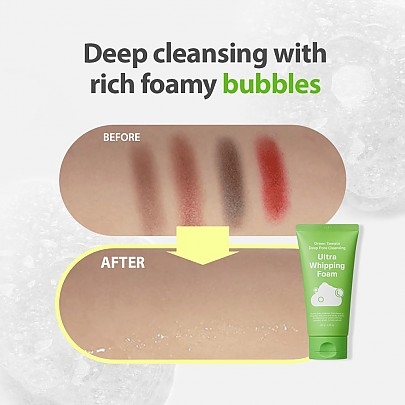 [SUNGBOON EDITOR] Пенка для умывания Green Tomato Deep Pore Cleansing Ultra Whipping Foam 120гр