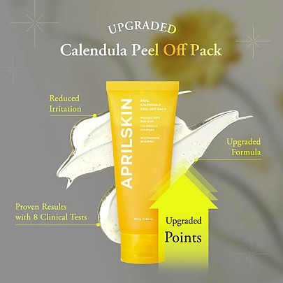 [APRILSKIN] Смываемая маска-пленка с экстрактом календулы Calendula Peel Off Pack 100гр