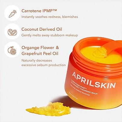 [APRILSKIN] Бальзам для снятия макияжа Carrotene IPMP Hydromelt Cleansing Balm 90мл
