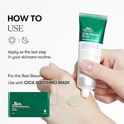 [VT Cosmetics] Крем для лица Cica Cream Plus 100мл