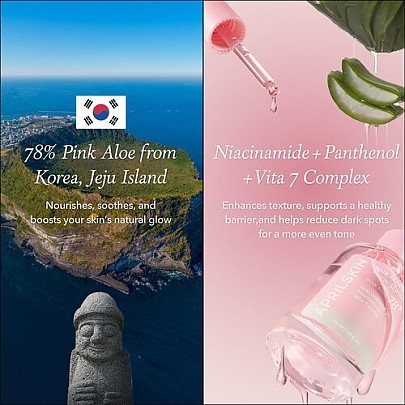 [APRILSKIN] Сыворотка с розовым алоэ Pink Aloe Mucin Serum 30мл