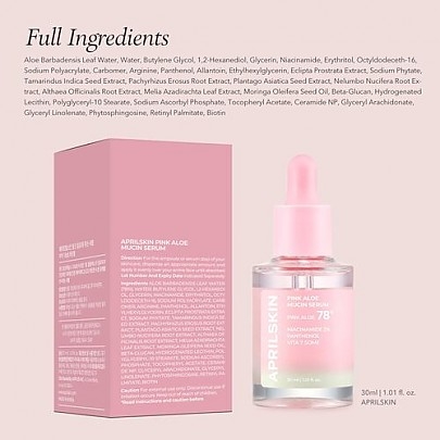 [APRILSKIN] Сыворотка с розовым алоэ Pink Aloe Mucin Serum 30мл
