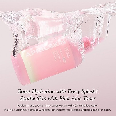 [APRILSKIN] Увлажняющий тонер для лица Pink Aloe Vita Toner 250мл