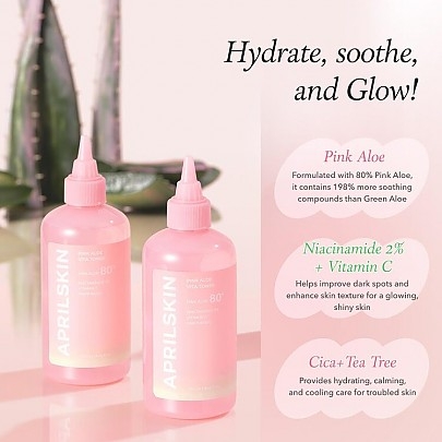[APRILSKIN] Увлажняющий тонер для лица Pink Aloe Vita Toner 250мл