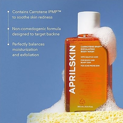 [APRILSKIN] Гель для душа для проблемной кожи Carrotene IPMP Exfoliating Body Wash 300мл