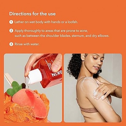 [APRILSKIN] Гель для душа для проблемной кожи Carrotene IPMP Exfoliating Body Wash 300мл