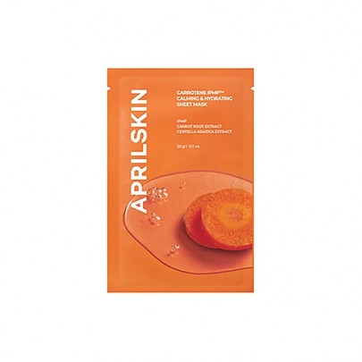[APRILSKIN] Тканевая маска (успокаивающее действие и увлажнение) Carrotene IPMP Calming & Hydrating Sheet Mask (1шт)
