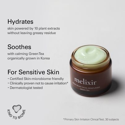 [Melixir] Успокаивающий крем для чувствительной кожи Vegan Relief Facial Moisturizer 80мл
