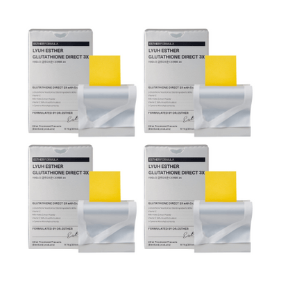 [ESTHER FORMULA] (Халяль) Набор 2+2 Глутатион в пластинках Glutathione Direct Film 3X (325гмx30шт*4упаковки)
