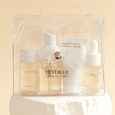 [HEVEBLUE] Набор для путешествий Salmon Caring Centella Special Travel Kit Bag
