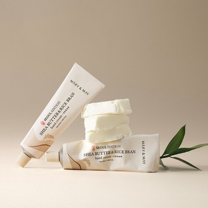 [Mary&May] Крем для рук с маслом ши и рисовыми отрубями Shea Butter & Rice Bran Hand Cream 50мл