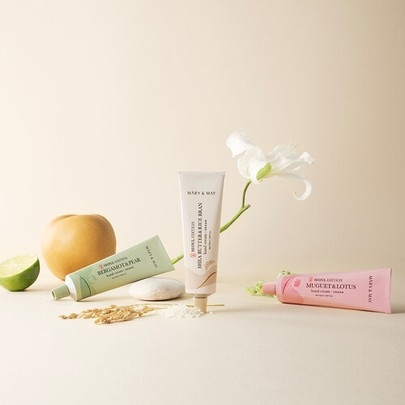 [Mary&May] Крем для рук с маслом ши и рисовыми отрубями Shea Butter & Rice Bran Hand Cream 50мл