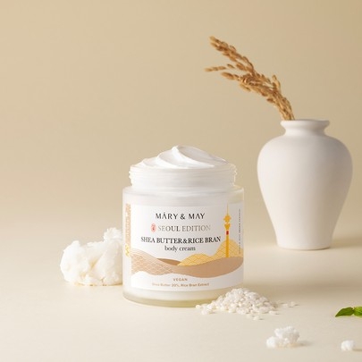 [Mary&May] Крем для тела (глубокое увлажнение) Shea Butter & Rice Bran Body Cream 250мл