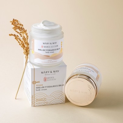 [Mary&May] Крем для тела (глубокое увлажнение) Shea Butter & Rice Bran Body Cream 250мл