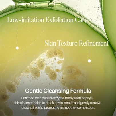 [shaishaishai] Гель-пенка для умывания Green Papaya pH Balanced Cleanser 150мл