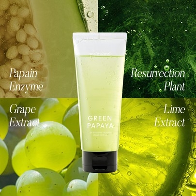 [shaishaishai] Гель-пенка для умывания Green Papaya pH Balanced Cleanser 150мл