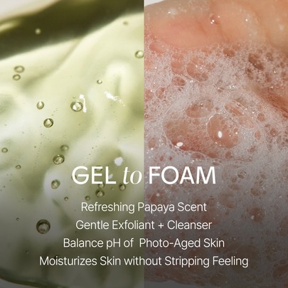 [shaishaishai] Гель-пенка для умывания Green Papaya pH Balanced Cleanser 150мл