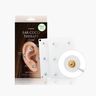 [RETURNITY] Акупунктурные пластыри-кристалы для ушей Ear Therapy Patch Crystal (3 пластины)