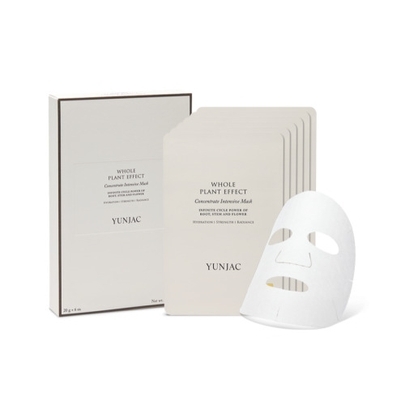 [YUNJAC] Тканевые маски (интенсивное увлажнение и питание) Whole Plant Effect Concentrate Mask (6шт)