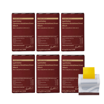[ESTHER FORMULA] Набор 3+3 Липосомальный глутатион в пластинках (6 упаковок)