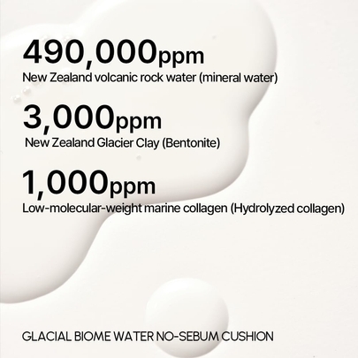 [PARNELL] Кушон с матирующим эффектом Glacial Biome Water No-Sebum Cushion 10гр
