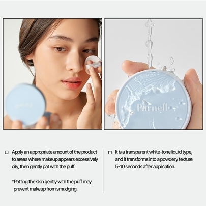 [PARNELL] Кушон с матирующим эффектом Glacial Biome Water No-Sebum Cushion 10гр