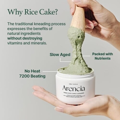 [arencia] *Обновление* Пенка для очищения Fresh Green Rice Mochi Cleanser 120гр