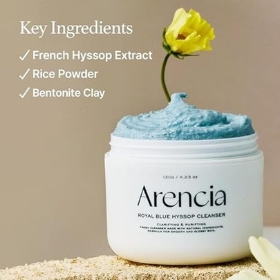 [arencia] *Обновление* Пенка для очищения Blue Hyssop Cleanser 120гр