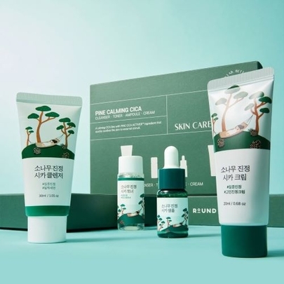 [ROUND LAB] Набор миниатюр Pine Calming Cica Trial Kit (4 миниатюры)