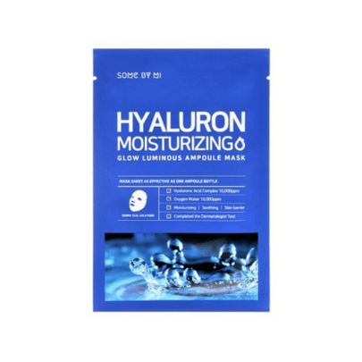 [SOME BY MI] Увлажняющая тканевая маска Hyaluron Moisturizing Glow Luminous Ampoule Mask (1шт)