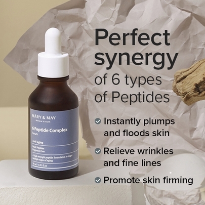 [Mary&May] *Большой объем* Сыворотка с пептидным комплексом 6 Peptide Complex Serum 80мл