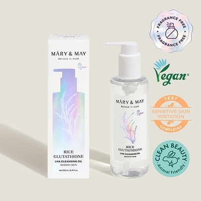 [Mary&May] Гидрофильное масло Rice Glutathione LHA Cleansing Oil 200мл